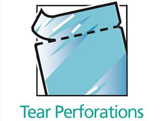 Tear perforations